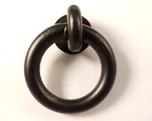 Solid Ring Black Drawer Pull
