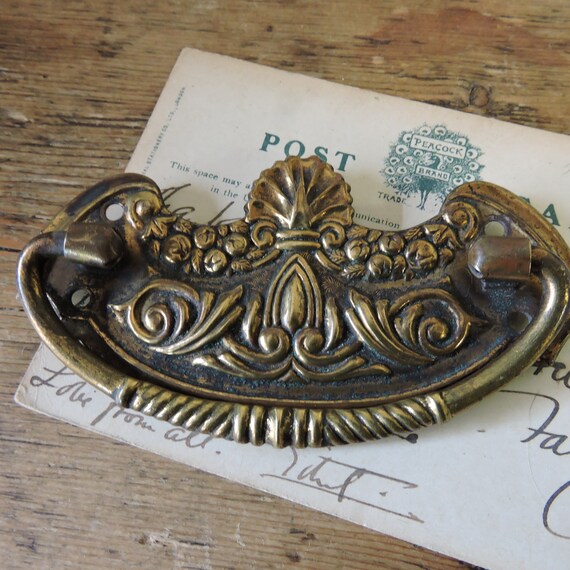 Beauty Art Nouveau Drawer Pull Etsy