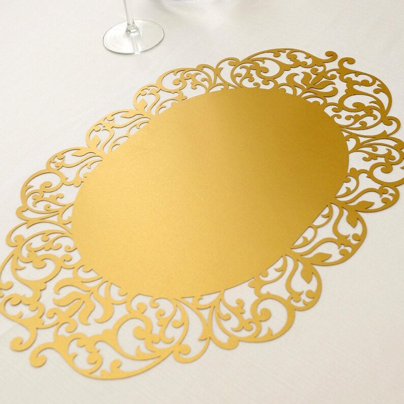 Luxurious Laser Cut Dining Placemats set of 20 Table Mats Etsy