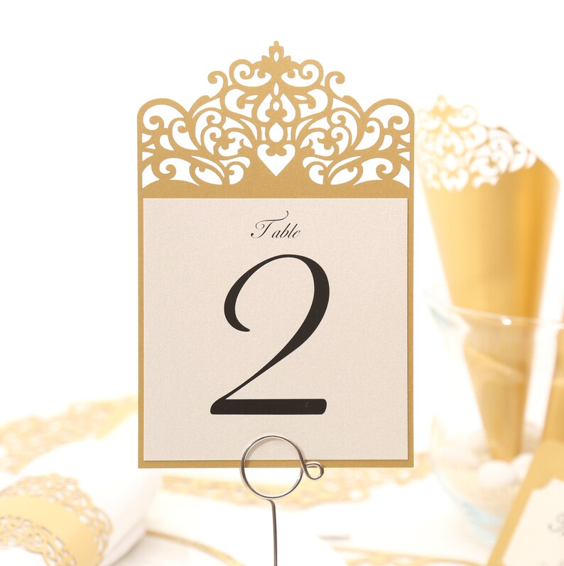 Elegant Laser Cut Table Numbering Table Numbers Decoration Etsy
