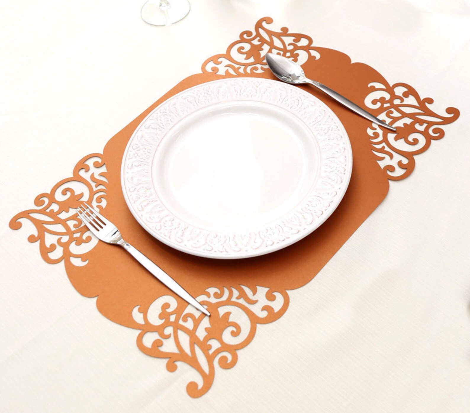 Stunning Laser Cut Dining Placemats set of 20 Table Mats Etsy