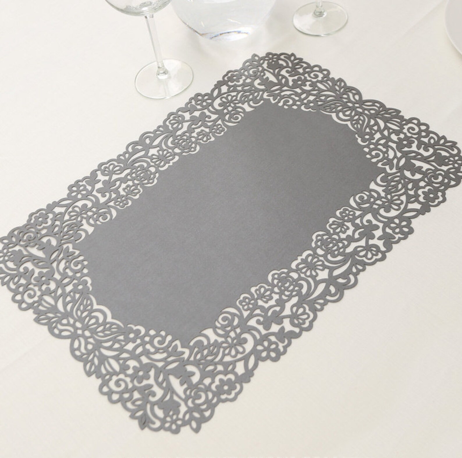 Impressive Laser Cut Dining Placemats set of 20 Table Mats Etsy