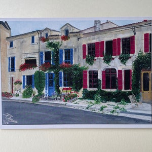 Brantôme Frankreich. Die Dordogne.Französische Dorfstadt. Französische Straßenszene. Frankreich.