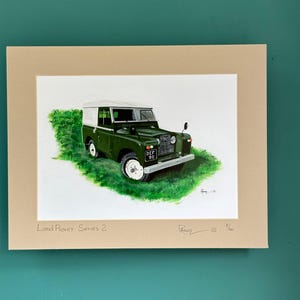 Landrover - Serie 2. Klassischer Landrover Auto.