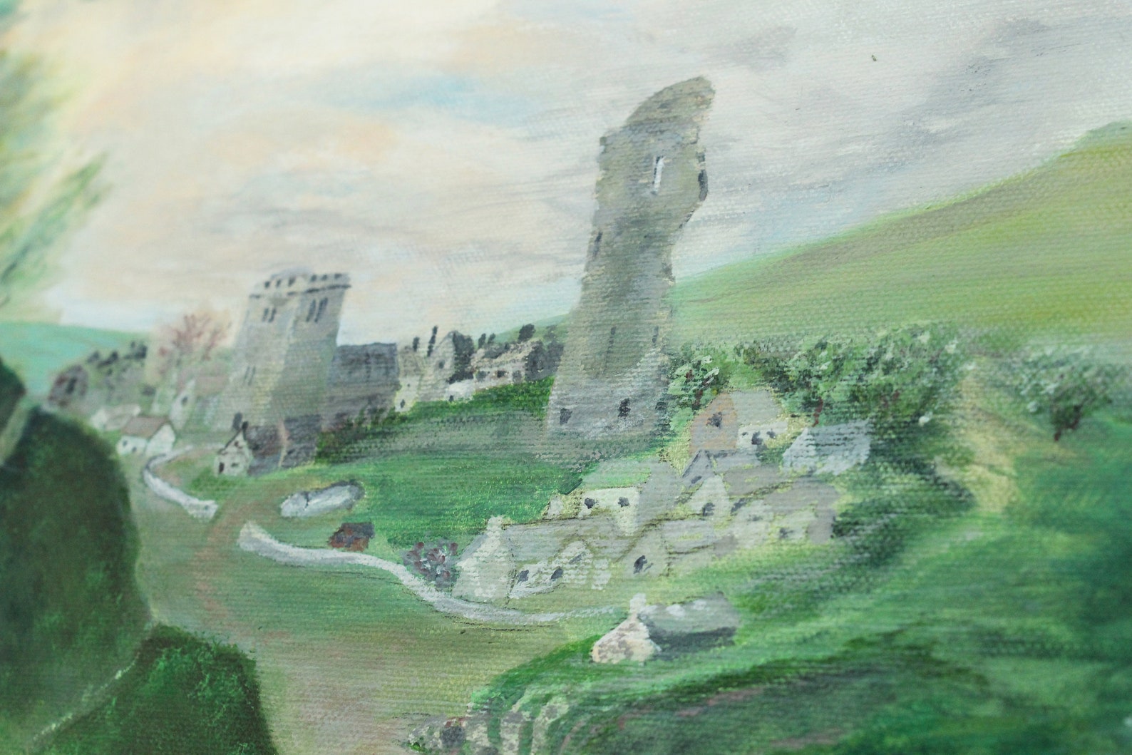 Llantrisant in 1791. Print on high quality Etsy