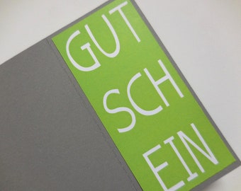 Gutscheinkarte