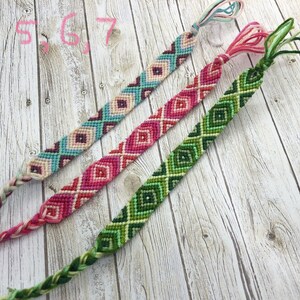 Hand crafted woven VSCO friendship bracelets macrame knotted affordable bracelets/anklet image 7