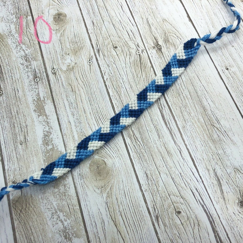 Hand crafted woven VSCO friendship bracelets macrame knotted affordable bracelets/anklet 10