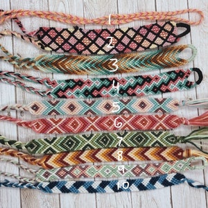 Hand crafted woven VSCO friendship bracelets macrame knotted affordable bracelets/anklet image 2