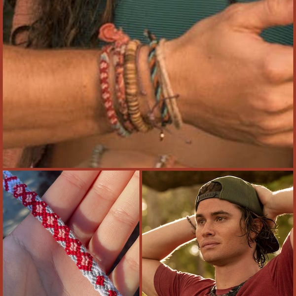 Bracelets OFFICIELS Pope + Kiara + JohnB + JJ Outer Banks ~ OBX bijoux bracelets d'amitié