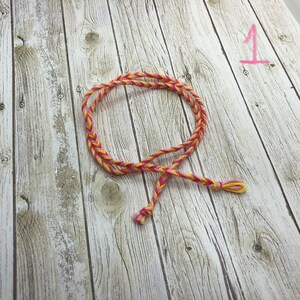 Hand crafted woven VSCO friendship bracelets macrame knotted affordable bracelets/anklet 1 (anklet)