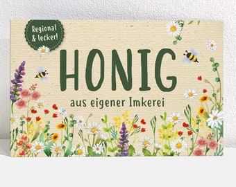 Schild Imkerei Honigverkauf #No. 1318s