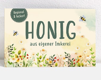 Schild Imkerei Honigverkauf #No. 1316s