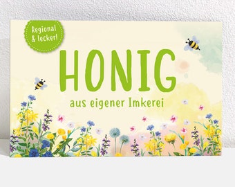 Schild Imkerei Honigverkauf #No. 1311s