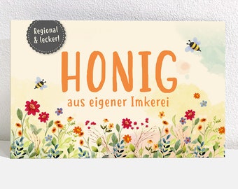 Schild Imkerei Honigverkauf #No. 1313s