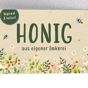 Beekeeping sign honey sale #No. 1317s