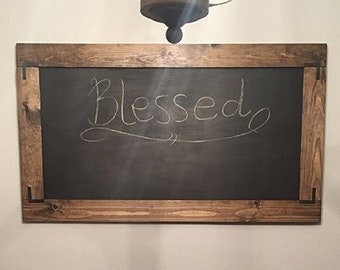 Framed wall chalkboard