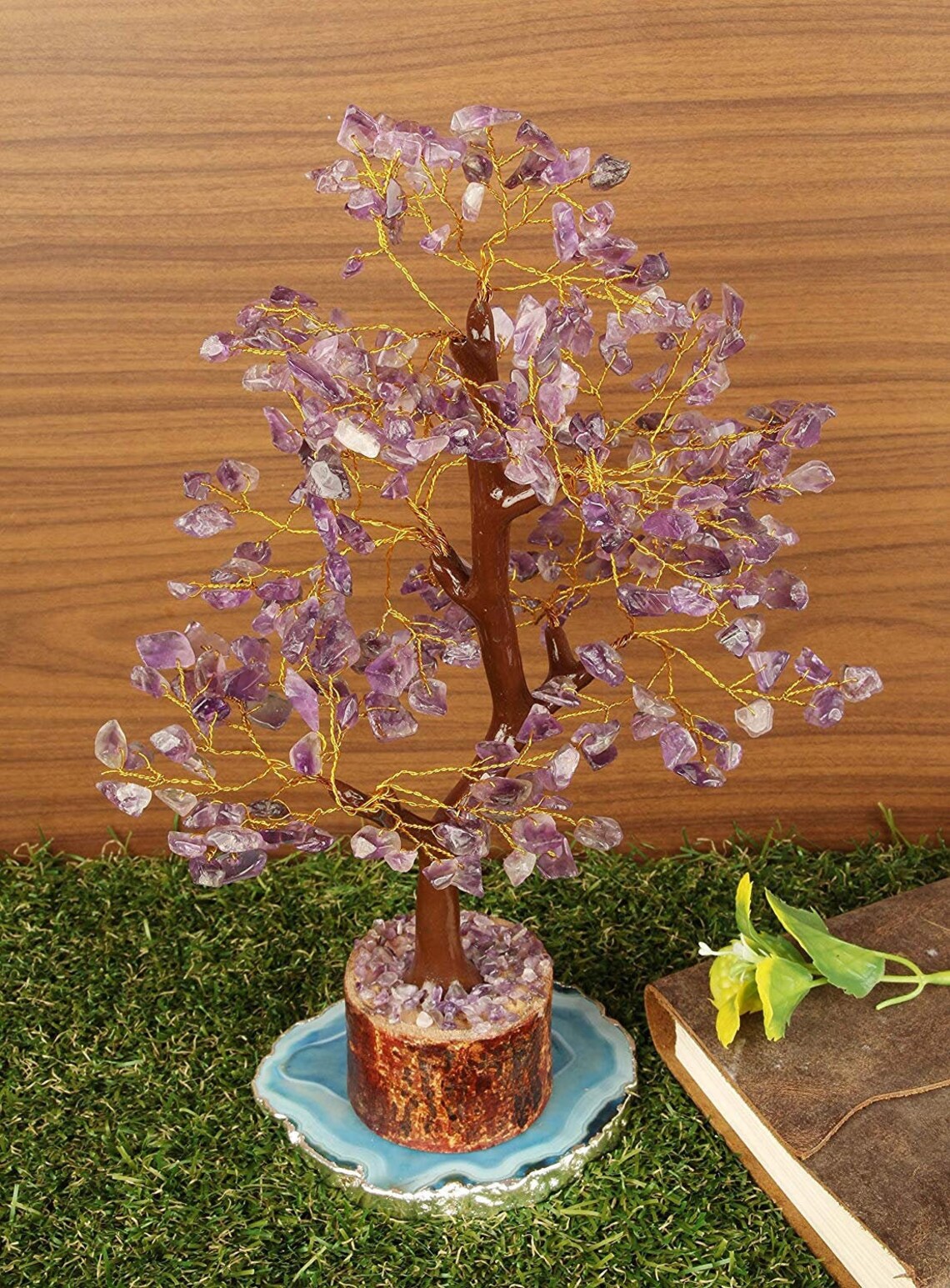 Amethyst Edelstein Bonsai Geld Baum Heilung Kristallbaum | Etsy