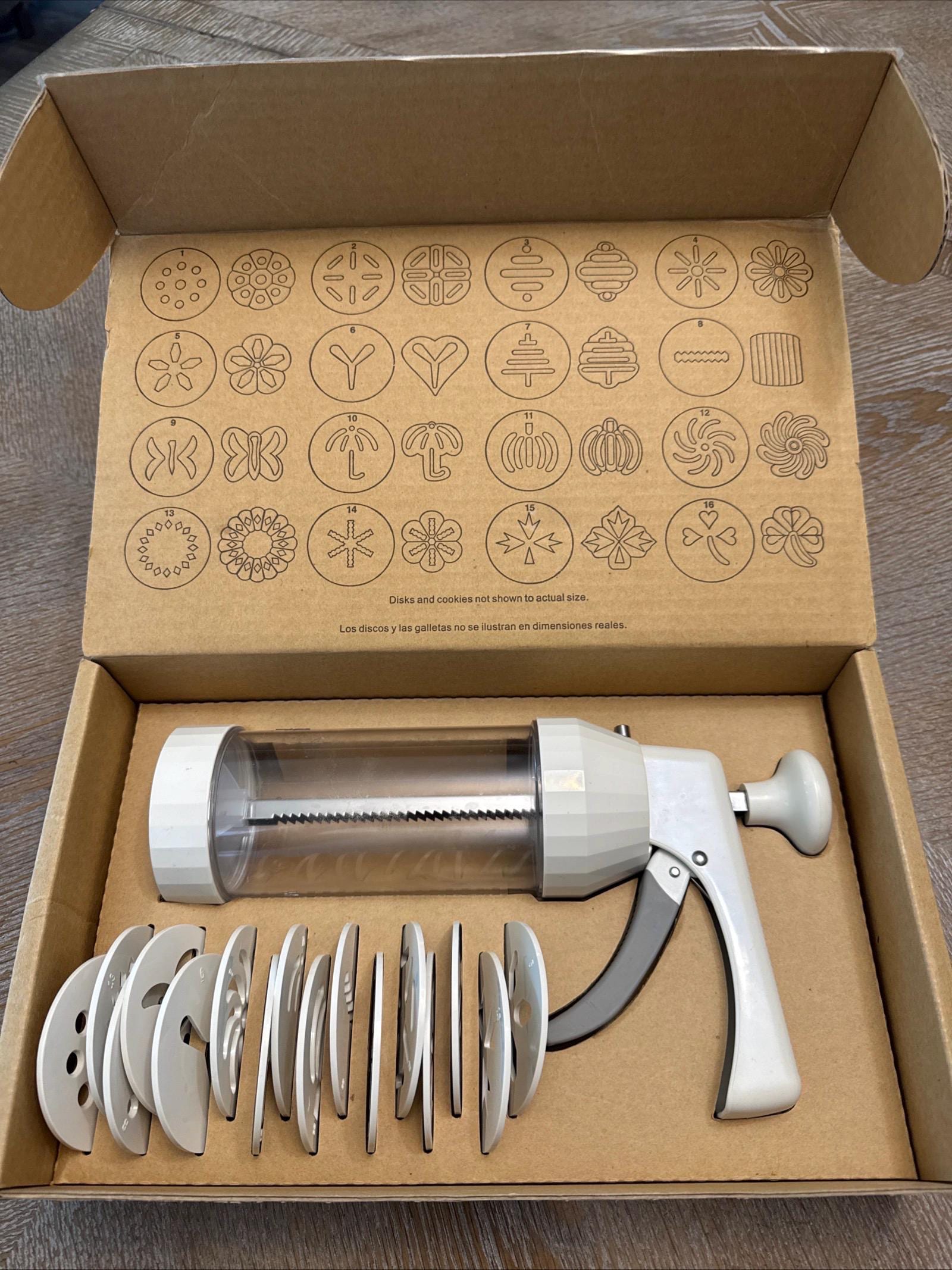 bake instruments POLYS アナログポリシンセ The Pampered Chef 1525 Cookie Press With 16 Discs in A Box - Etsy