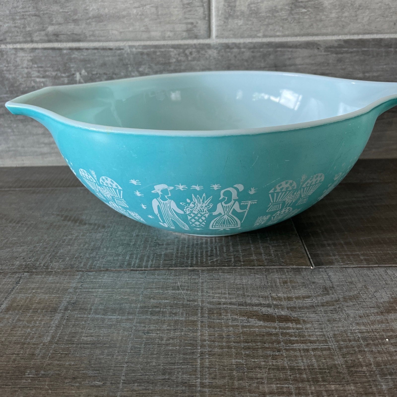Vintage Pyrex Amish Butterprint Cinderella Bowl 4 Quarts 444 - Etsy