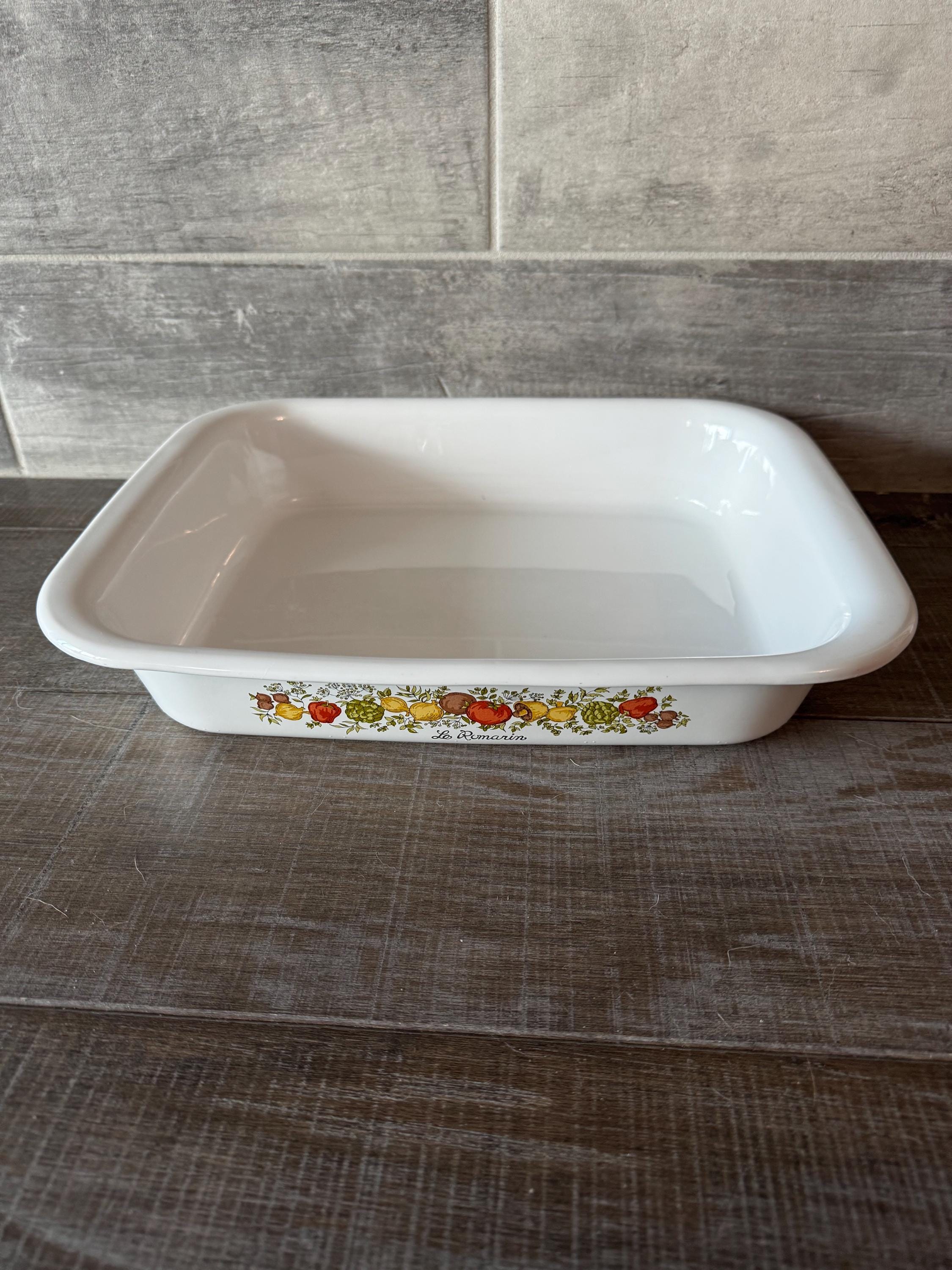 Vintage Corning Ware Spice of Life Rectagular Lasagna Baking Pan