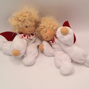angel couple, guardian angel, Waldorf angel, angel, Nicky angel, Nicky doll, cuddly doll