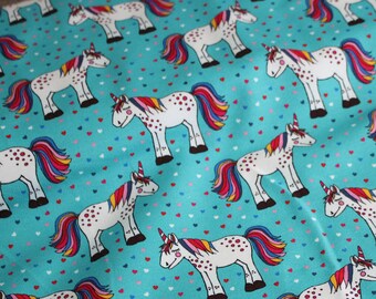 Licorne Summer Sweat MIKA 0,5 m par LilaLotta turquoise