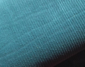 Breitcord Magnus essence bleu essence turquoise 100% coton