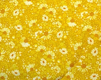 Baumwolle Meadowland - Candy Cones - Golden Yellow - von RJR