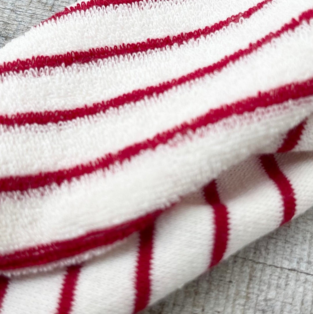 Terry Cloth Sweat Stripes Horizontal (can Be Used on Both Sides ...