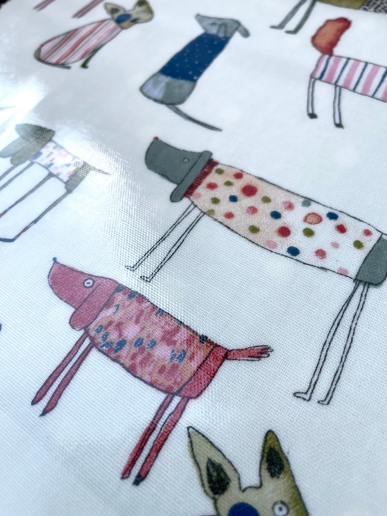 Decorative fabric Toto dogs COTTON or WAX FABRIC to choose from image 9