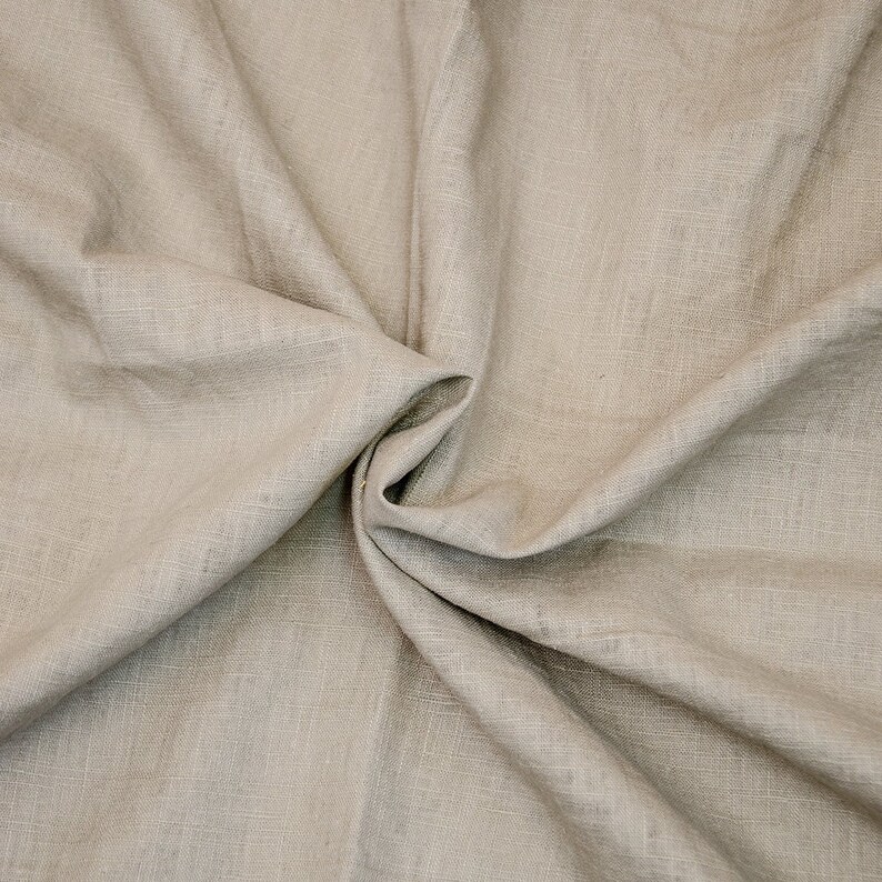 Enzymed washed linen NATURAL image 1