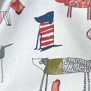 Decorative fabric Toto dogs COTTON or WAX FABRIC to choose from image 3