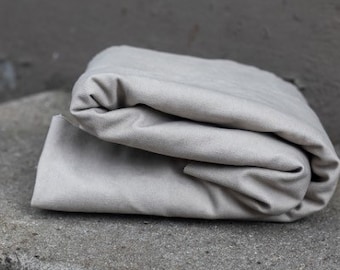 Heavy washed Canvas von mind the MAKER  (GREY MIST)