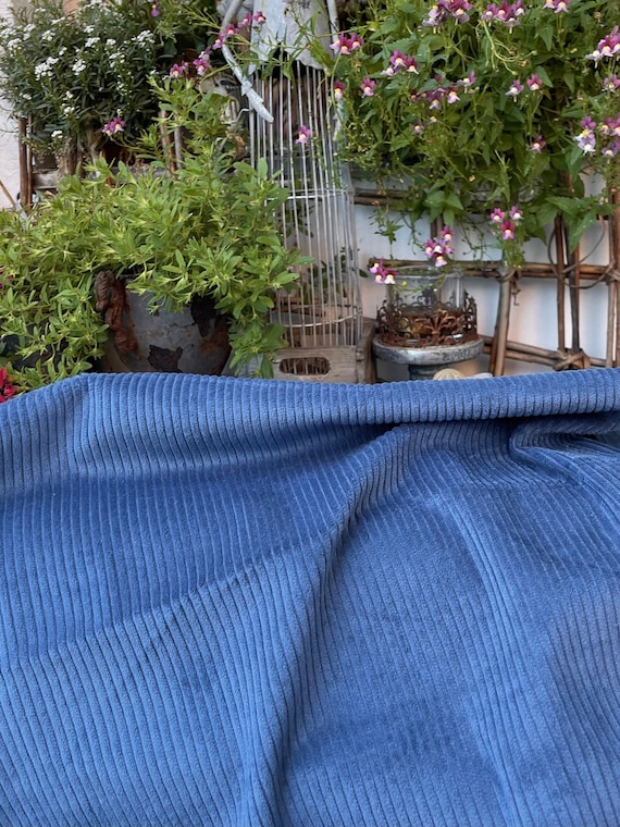 BREITCORD 100 % Baumwolle JEANS BLAU