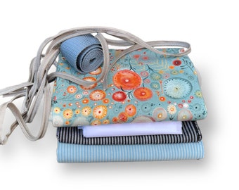 Sewing kit bag Squeaky fun SMOKE BLUE - PETROL