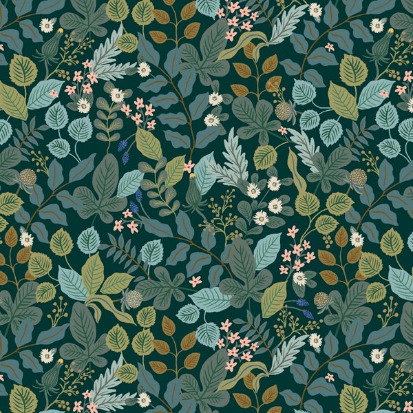 Vintage Garden - Verte Hunter Baumwolle COTTON + STEEL