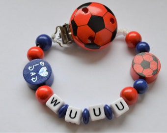 Pacifier necklace * soccer * pacifier FREE