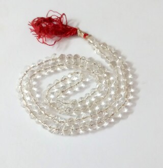 Collana Di Cristallo Naturale Del Pendente Del Quarzo Della Catena Antica Image130903291