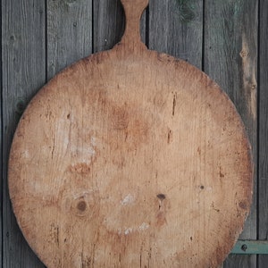 SÄLLSYNT! Antik primitiv bakbräda från 1891 * bondbräda * köksbräda * skärbräda * ostbräda * korvbräda * örtbräda bild 7