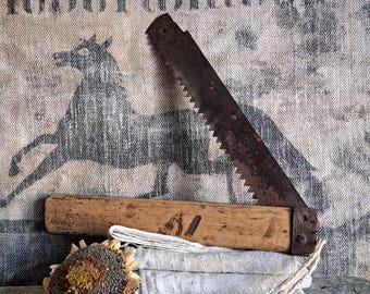 RARE! Antique FARMER'S KNIFE*GARDENER'S KNIFE*Garden knife*Garden tool*Gardening tool*Gardener's tool...antique garden & farmhouse decoration