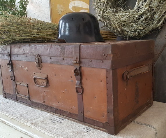 Rar! antique officer's suitcase*suitcase*Oldtimer