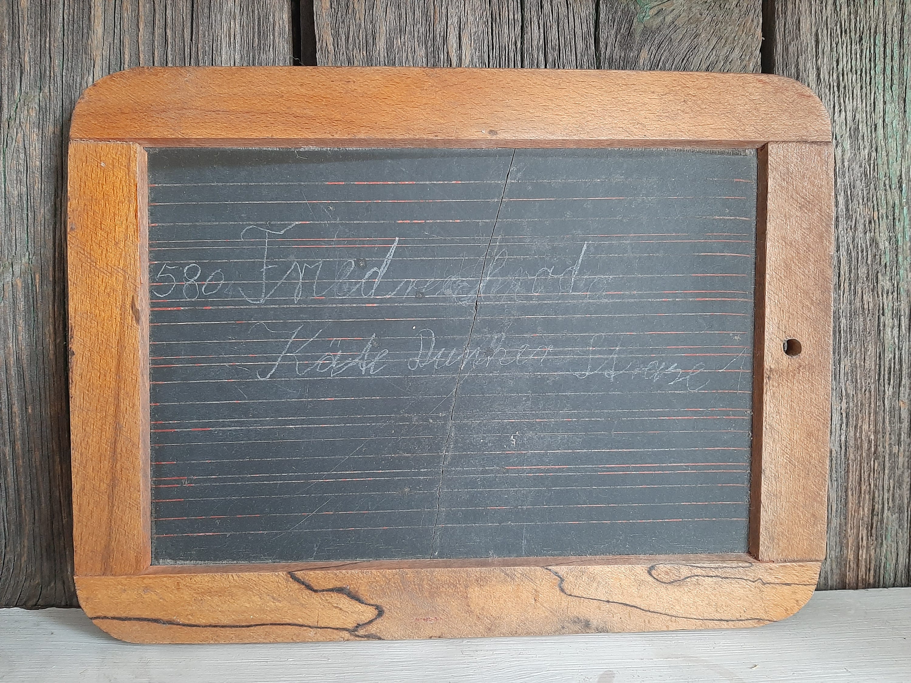 RARE! antique slate*school board