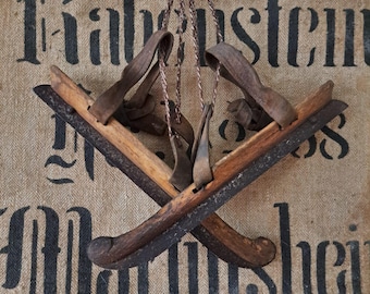 ZELDZAAM! Antieke SCHAATSEN*Sneeuwschoenen*IJsschoenen