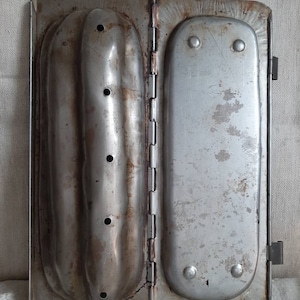 RARE antique baking pan for Christmas stollenStollen baking panChristmas stollen baking tinChristmas cake baking tin... antique baking utensils image 8