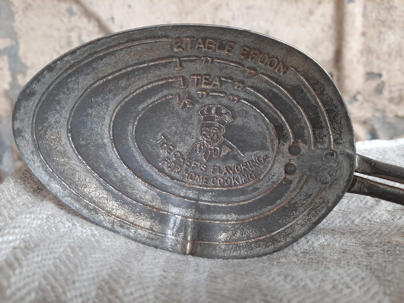 RARE cuillère à mesurer anglaise antiquemesure de cuisine pour mesurer