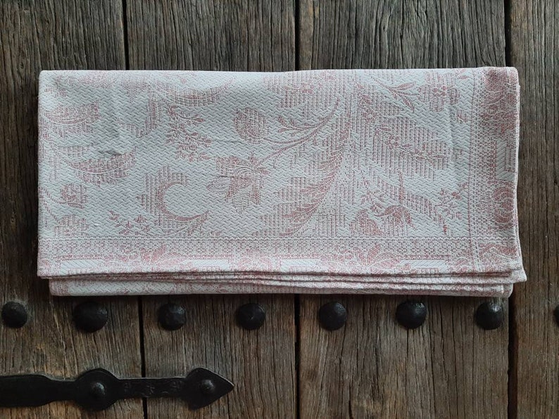 Rar antique YOUTH STIL tapestry tablecloth*antique table blanket*antique overlay*antique 1900 1910 tapestry tablecloth*antique tablecloth