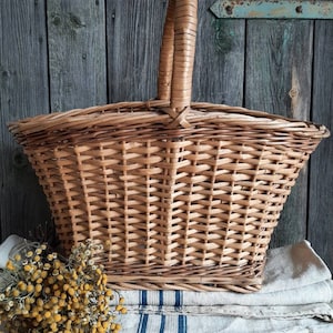 RARE! Antique basket*Shopping basket*Transport basket