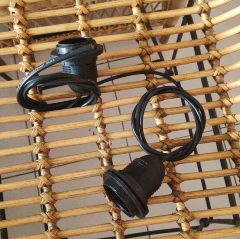 ANKA Natural Rattan Pendant Light FREE Shipping Worldwide image 7