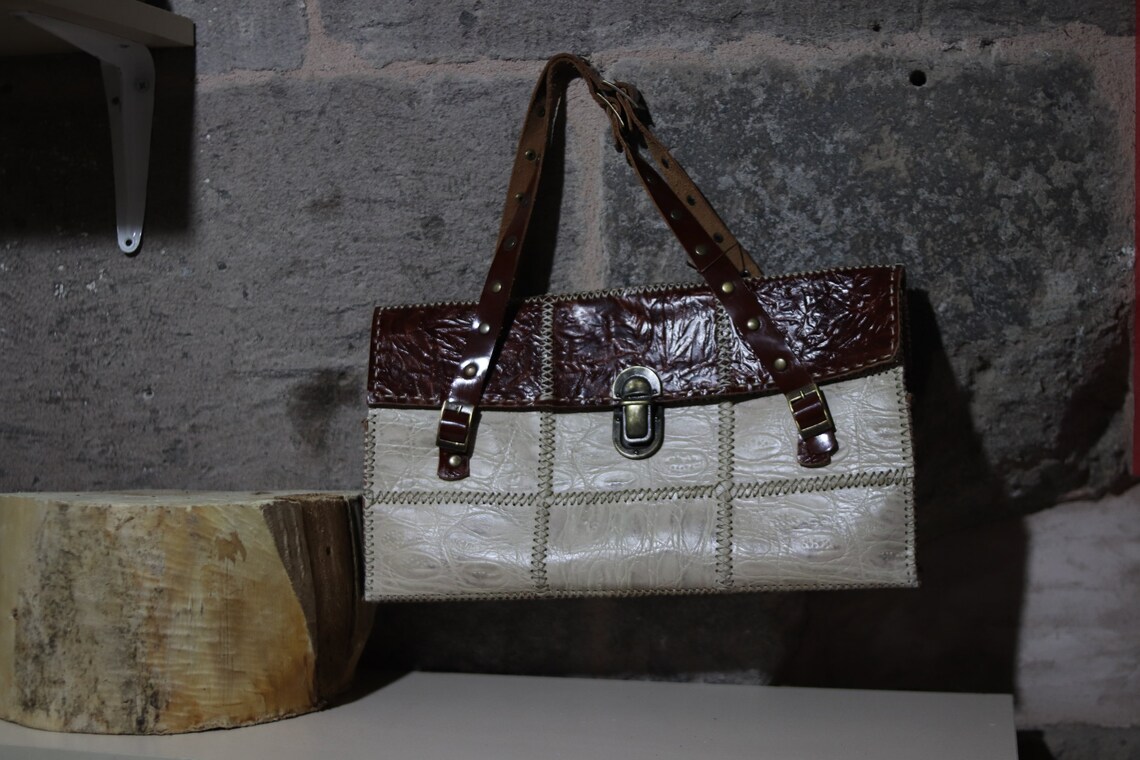 Handmade Leather Bag Personalized Initials Etsy